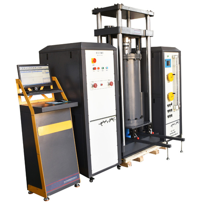 جهاز اختبار ثلاثي المحاور للصخور والتربة الخشنة موديل GSA-974TB 300x300x600mm