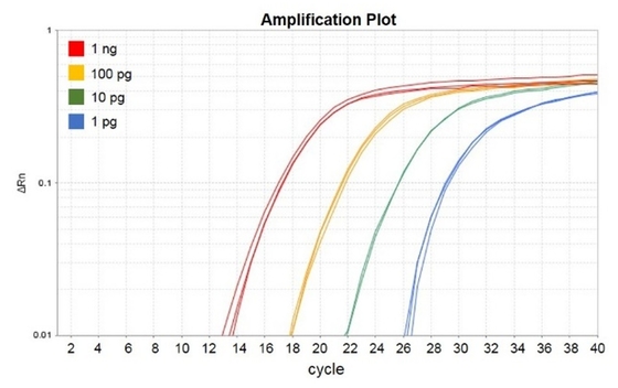 كاشف كيميائي حيوي No Rox QPCR Mix 1000 X 20ul تفاعلات دقيقة QMax Green