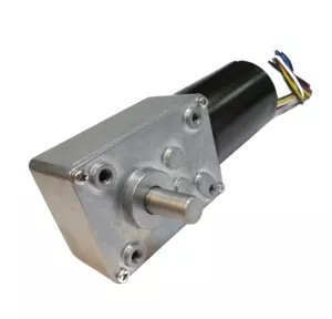 انخفاض مستوى الضجيج ثنائي المحور دودة فرش ذات تروس الجهد DC12V