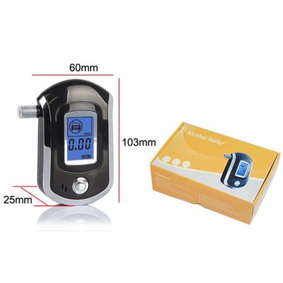 MCU Control Digital Breathalyer Acohol Tester مع قطعة الفم