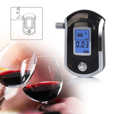MCU Control Digital Breathalyer Acohol Tester مع قطعة الفم