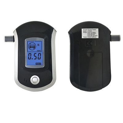 شاشة LCD تحليل سريع اختبار الكحول في التنفس مع قطعة الفم